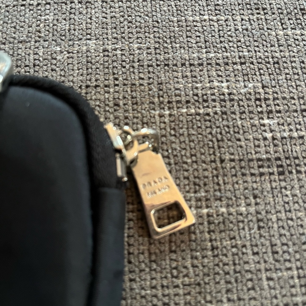 Prada Black Compact Keychain Zip Pouch - Picture 4 of 10